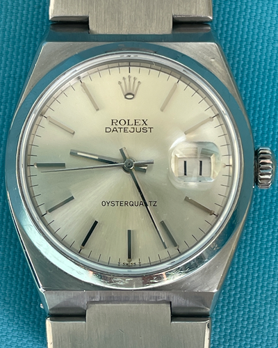 Rolex Datejust Oysterquartz 36MM Quartz Silver Dial Steel Bracelet (17000)