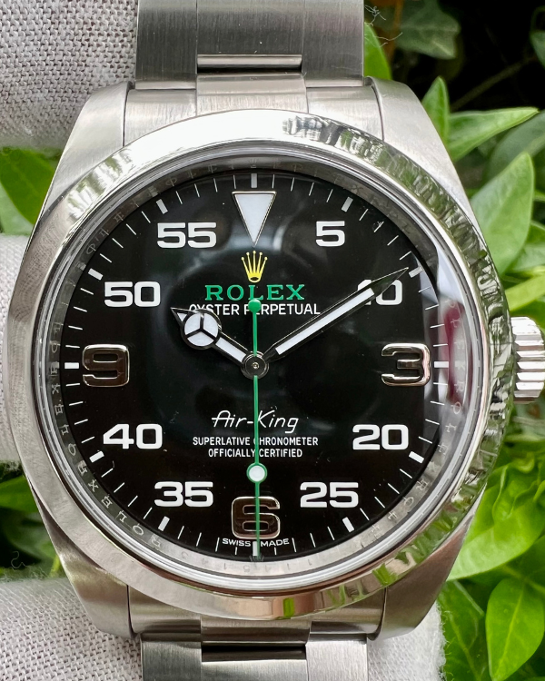 No Reserve - 2016 Rolex Air King Oystersteel Black Dial (116900)