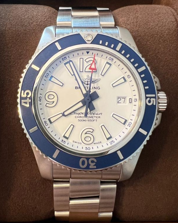 Breitling Superocean 42 Steel White Dial (A17366)