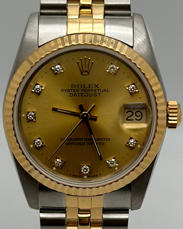 Rolex Datejust 31MM Champagne Dial Two-Tone Jubilee Bracelet (68273)