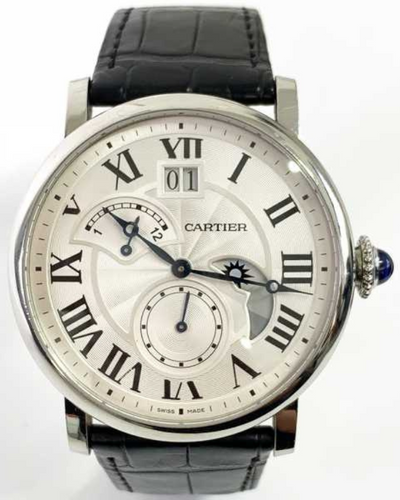 2019 Cartier Rotonde 42MM Strap Steel Silver Dial (W1556368)