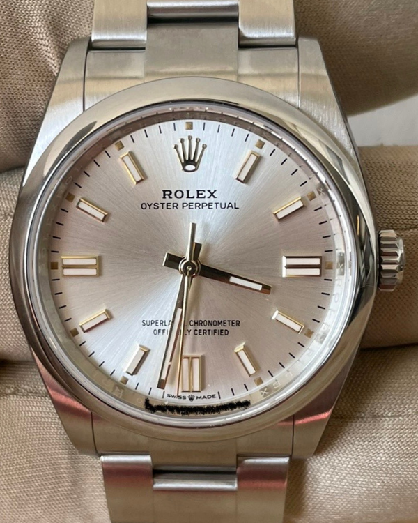 2022 Rolex Oyster Perpetual 36MM Oystersteel Silver Dial (126000)