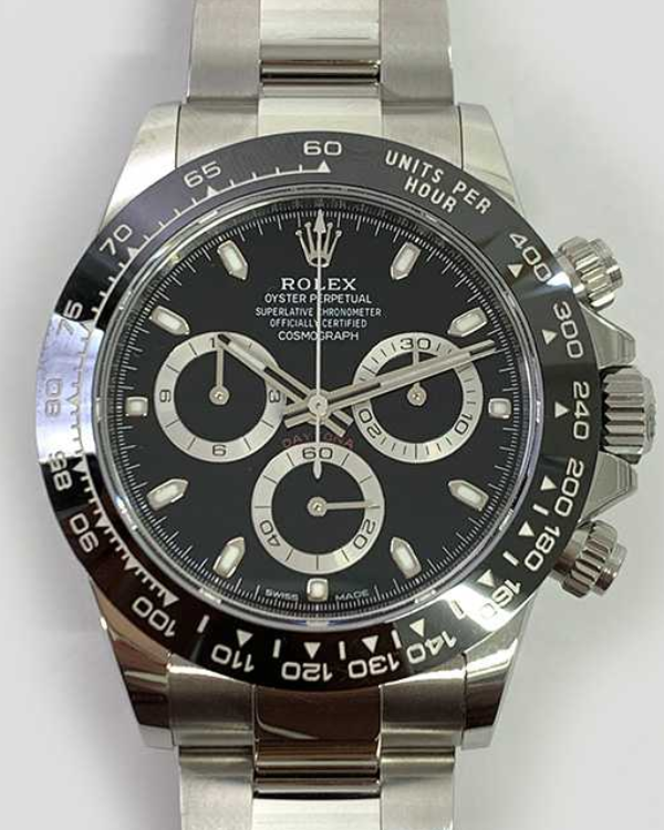 2022 Rolex Cosmograph Daytona 40MM Oystersteel Black Dial (116500LN)