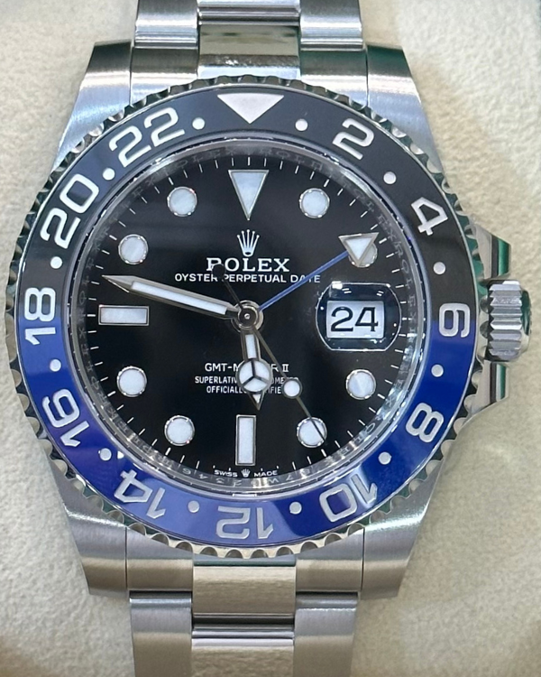 2023 Rolex GMT-Master II "Batman" 40MM Oystersteel Black Dial (126710BLNR)