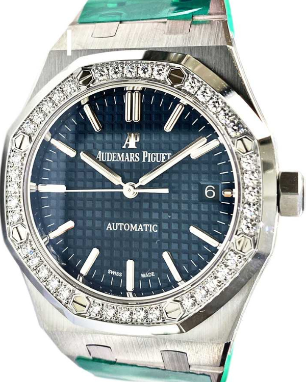 Audemars Piguet Royal Oak Lady 37MM Blue Dial Steel Bracelet (15451ST)