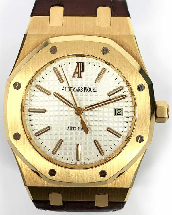 2014 Audemars Piguet Royal Oak Selfwinding 39MM Rose Gold White Dial (15300OR)