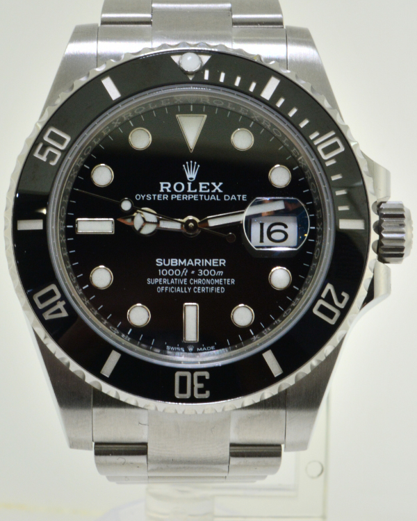 Rolex Submariner Date 41MM Black Dial Oystersteel Bracelet (126610LN)