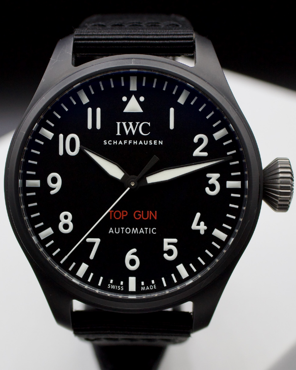 2022 IWC Big Pilot Top Gun 43.8MM Ceramic Black Dial (IW329801)