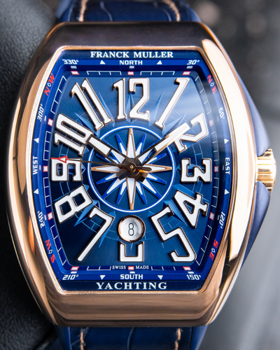 Franck Muller Vanguard Yachting Rose Gold Blue Dial Automatic (V 45 SC DT YACHTING 5N BL)