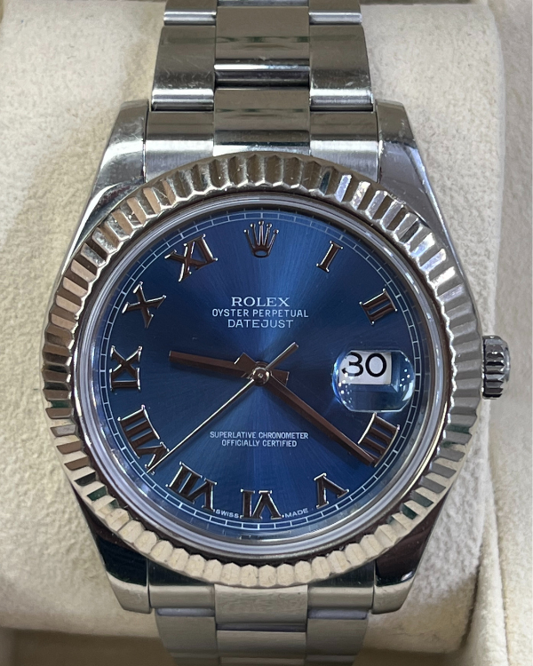 2017 Rolex Datejust II 41MM Steel Blue Dial (116334)