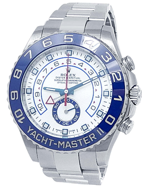 2013 Rolex Yacht-Master II 44MM Steel White Dial (116680)