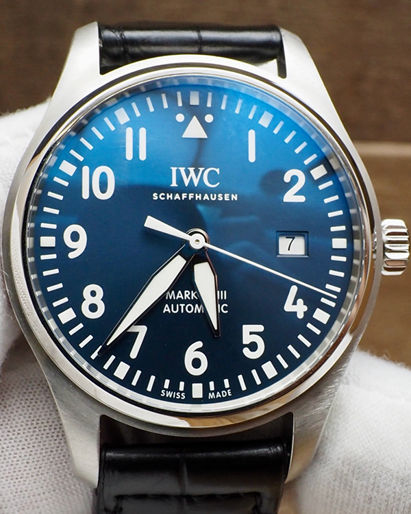 IWC Schaffhausen Pilot Mark XVIII Edition "Le Petit Prince" 40MM Blue Dial Leather Strap (IW327010)