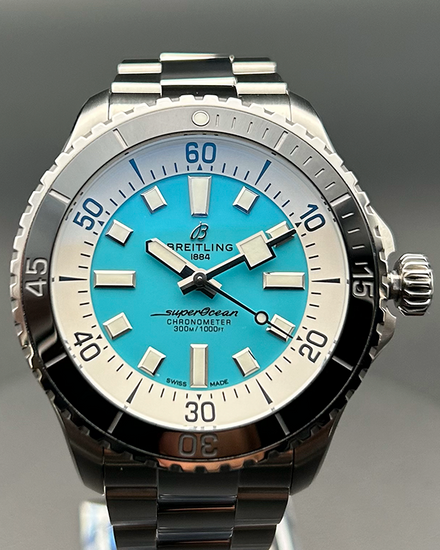 Breitling Superocean 44MM Blue Dial Steel Bracelet (A17376211L2A1)