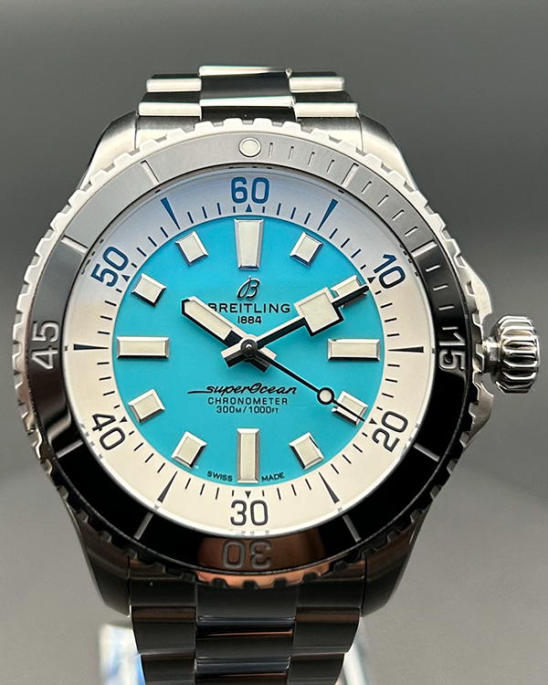 Breitling Superocean 44MM Blue Dial Steel Bracelet (A17376211L2A1)