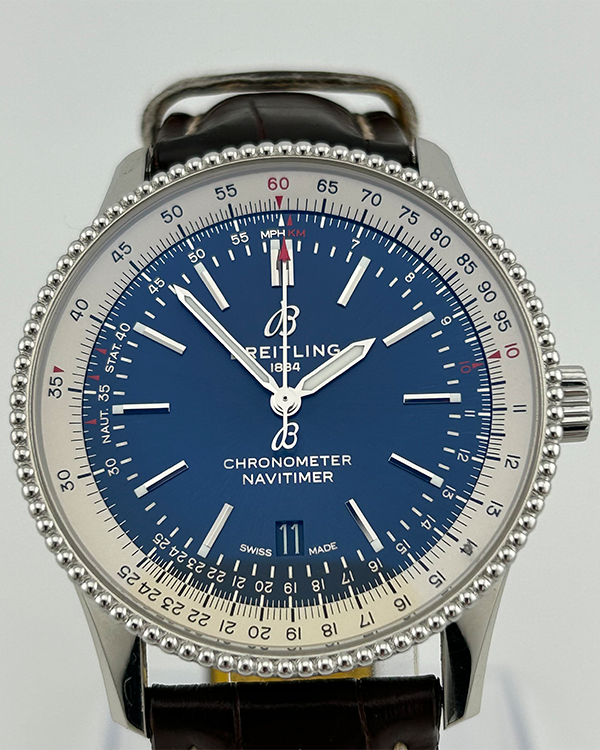 No Reserve - 2019 Breitling Navitimer Automatic 41 mm Steel Blue Dial (A17326211C1P2)