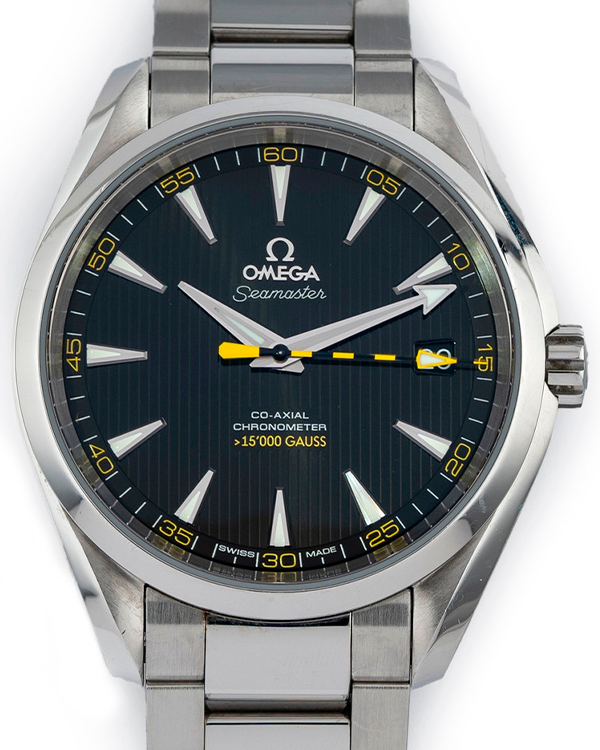 2015 Omega Seamaster Aqua Terra 41.5MM Black Dial Steel Bracelet (231.10.42.21.01.002)