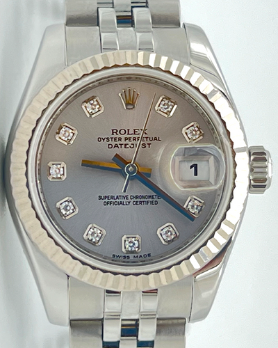 Rolex Lady-Datejust 26MM Silver Dial Jubilee Bracelet (179174)