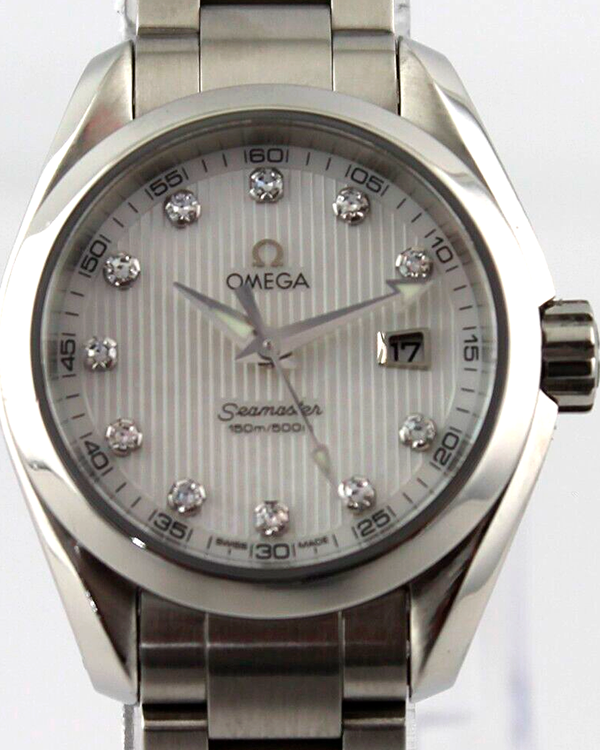 Omega Seamaster Aqua Terra 150M 30MM Quartz Mother Of Pearl Dial Steel Bracelet (231.10.30.61.55.001)