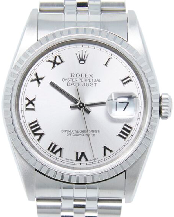 2007 Rolex Datejust 36MM Silver Dial Steel Bracelet (16220)