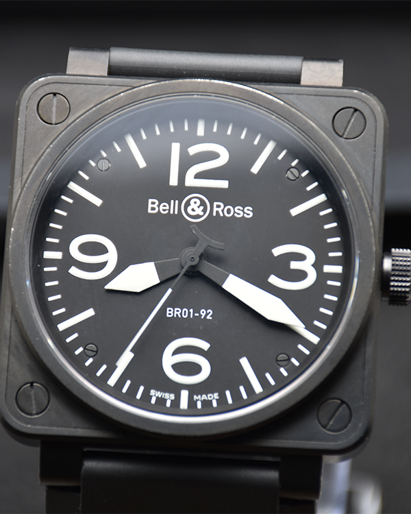 Bell & Ross BR01-92 Steel Black Dial (BR01-92-S)