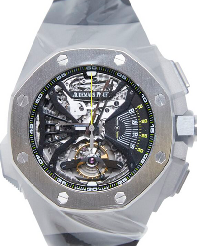 2017 Audemars Piguet Royal Oak Concept Supersonnerie 44MM Skeleton Dial Rubber Strap (26577TI)