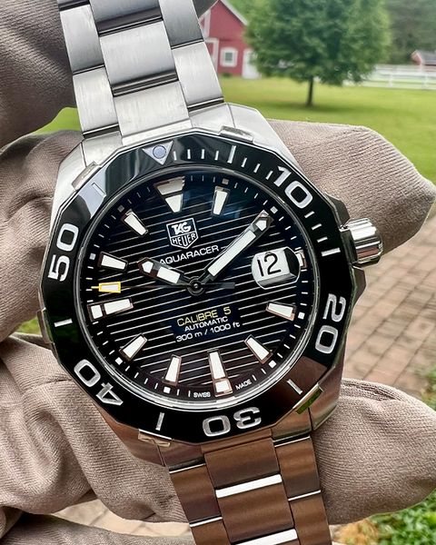 No Reserve - 2019 TAG Heuer Aquaracer 300M Steel Black Dial