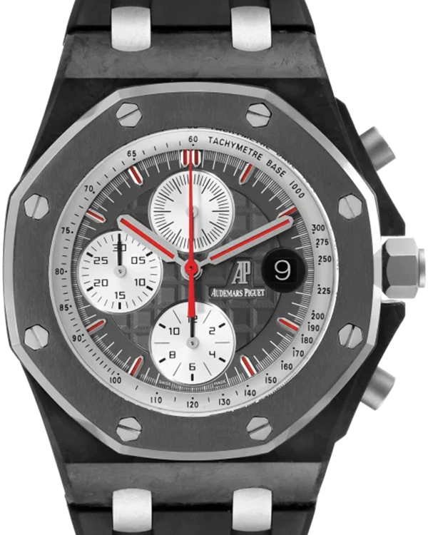 Audemars Piguet Royal Oak Offshore Chronograph Jarno Trulli Limited Edition 42MM Grey Dial Rubber Strap (26202AU.OO.D002CA.01)