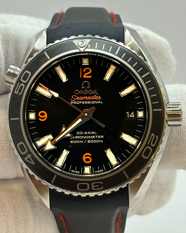 Omega Seamaster Planet Ocean 600M 42MM Black Dial Rubber Strap (232.32.42.21.01.005)