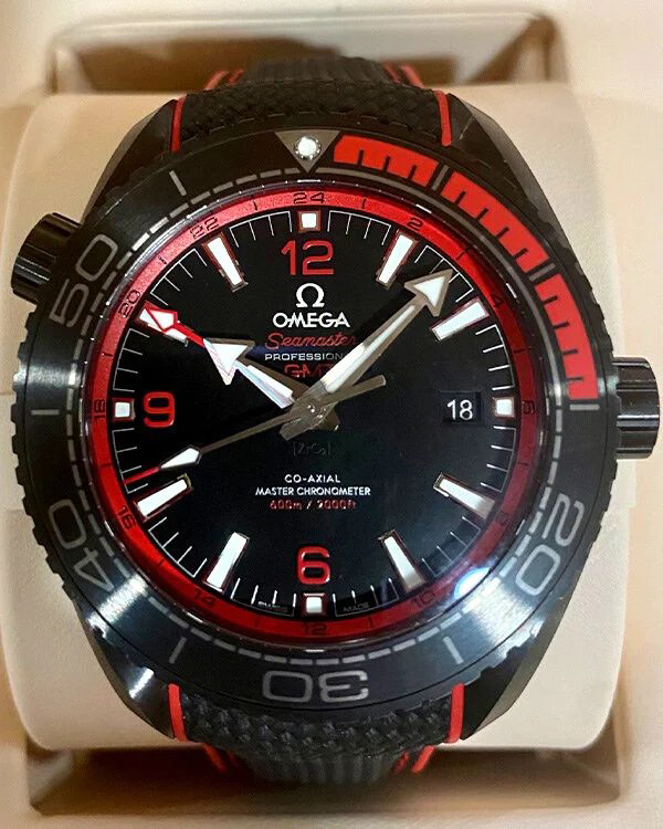 Omega Seamaster Planet Ocean 45.5MM Black Dial Rubber Strap (215.92.46.22.01.003)