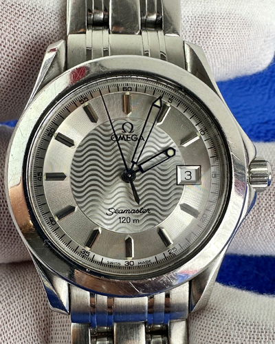 No Reserve - 1998 Omega Seamaster 120M 36.25MM Silver Dial Steel Bracelet (2511.31.00)