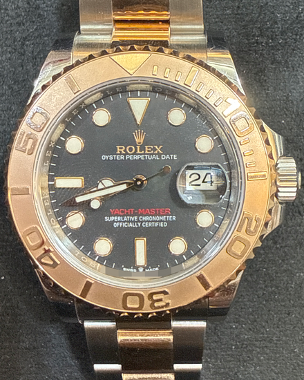 2019 Rolex Yacht-Master 40MM Black Dial Two-Tone Bracelet (126621)