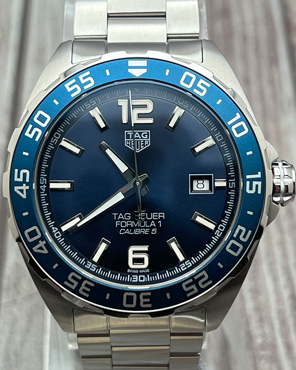 2021 TAG Heuer Formula 1 43MM Blue Dial Steel Bracelet (WAZ2015.BA0842)