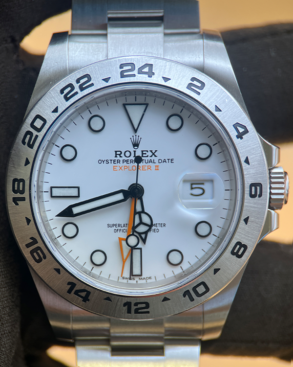 2020 Rolex Explorer II "Polar" 42MM White Dial Oyster Bracelet (216570)