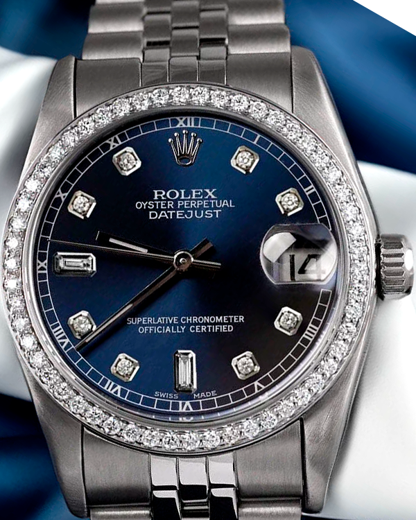 Rolex Datejust 36MM Blue Dial Jubilee Bracelet (16030)