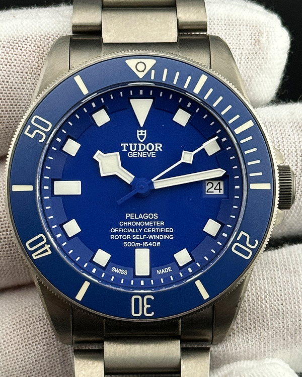 Tudor Pelagos 42MM Blue Dial Titanium Bracelet (25600TB)