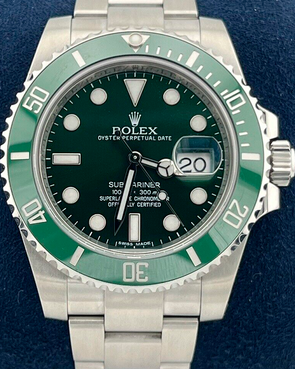 Rolex Submariner Date "Hulk" 40MM Green Dial Steel Bracelet (116610LV)