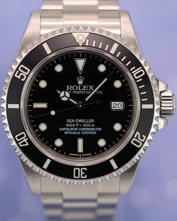 2004 Rolex Sea-Dweller 4000 40MM Black Dial Oyster Bracelet (16600)