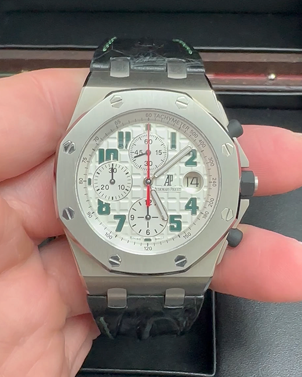 Audemars Piguet Royal Oak Offshore "Pride of Mexico" Limited Edition White Dial (26297IS)