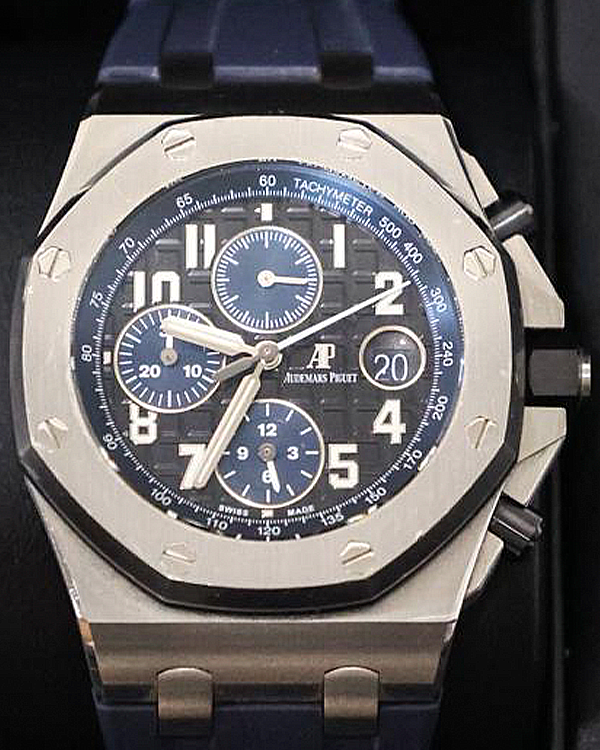 2021 Audemars Piguet Royal Oak Offshore Chronograph 42MM Black Dial Rubber Bracelet (26470ST)