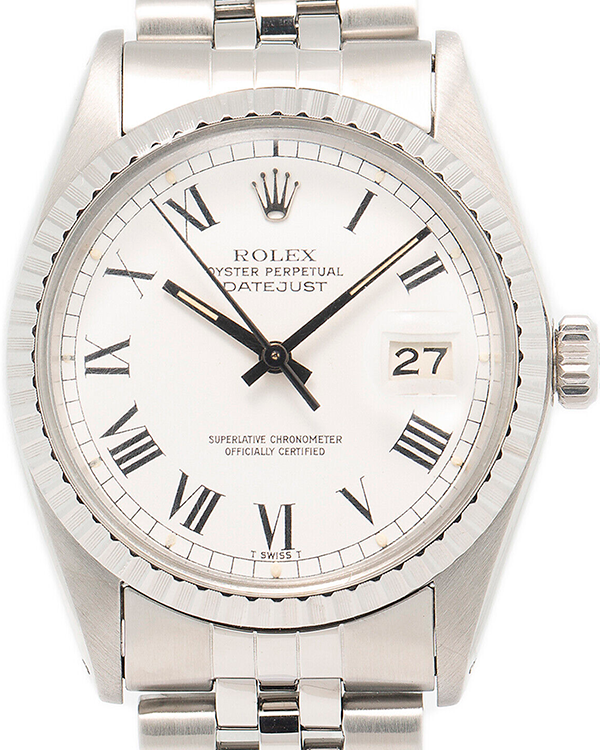 Rolex Datejust 36MM White Buckley Dial Dial Jubilee Bracelet (16000)