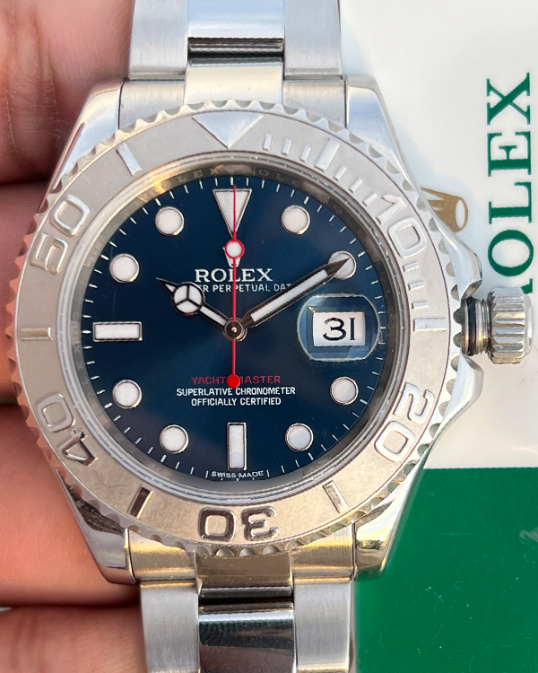 2016 Rolex Yachtmaster II 40MM Blue Dial OysterBracelet (116622)