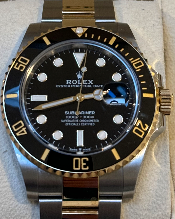 2023 Rolex Submariner Date 41MM Black Dial Two-Tone Bracelet (126613LN)