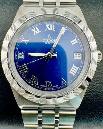 No Reserve - 2024 Tudor Royal 34MM Blue Dial Steel Bracelet (28400)