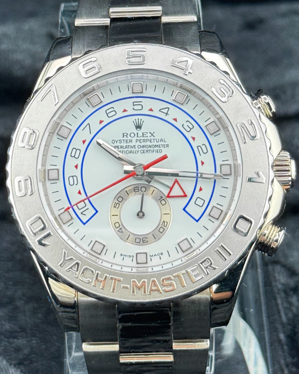 Rolex Yacht-Master II 44MM White Dial Oyster Bracelet (116689)