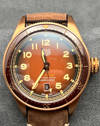 2022 TAG Heuer Autavia 42MM Bronze Brown Dial (WBE5191.FC8276)