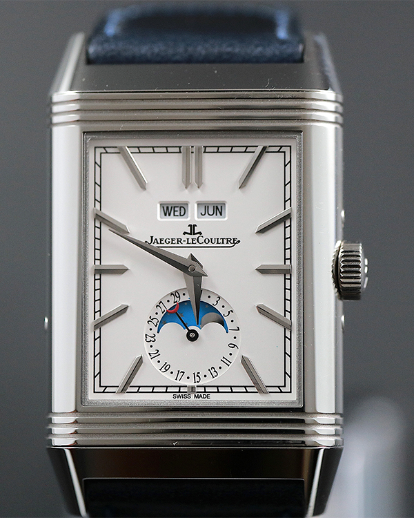 2023 Jaeger-LeCoultre Reverso Tribute Duoface Calendar 49.4MM Steel Silver Dial (Q3918420)