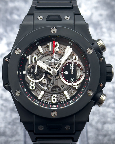 2017 Hublot Big Bang Unico 45MM Skeleton Dial Ceramic Bracelet (411.CI.1170.CI)