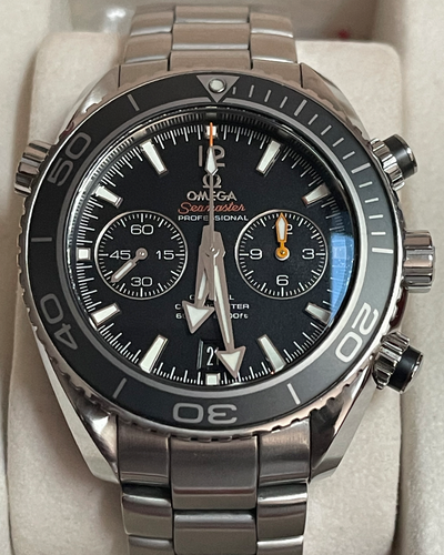 2012 Omega Seamaster Planet Ocean 600M 45.5MM Black Dial Steel Bracelet (232.30.46.51.01.001)