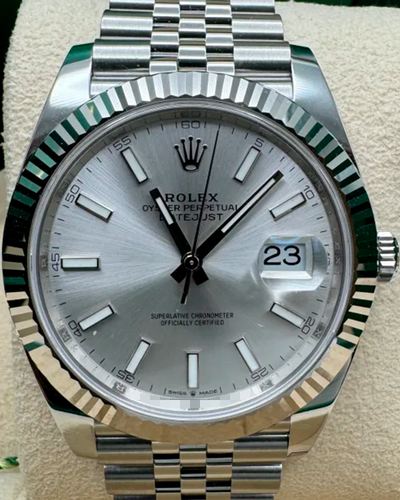 2024 Rolex Datejust 41MM Silver Dial Jubilee Bracelet (126334)