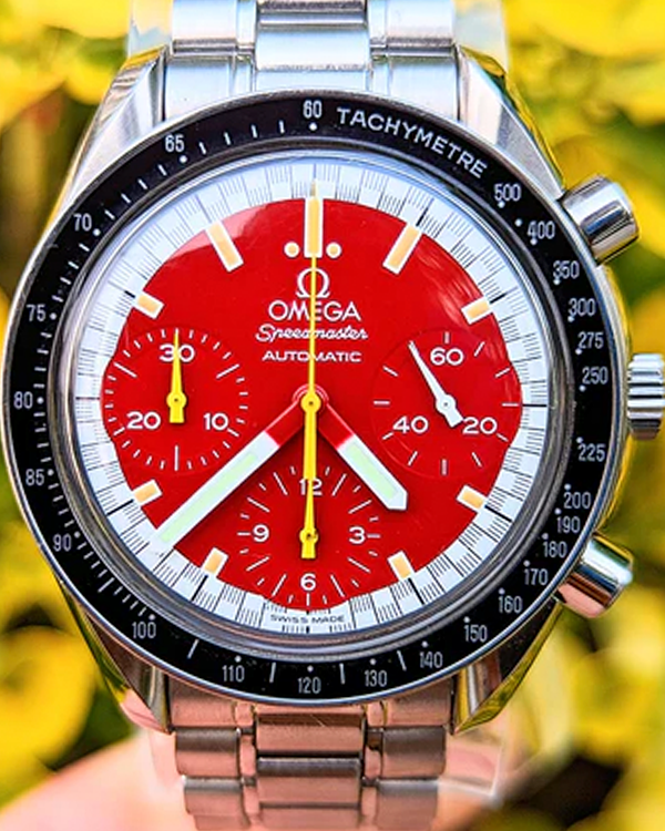 Omega Speedmaster Reduced Michael Schumacher Steel Red Dial (3510.61.00)